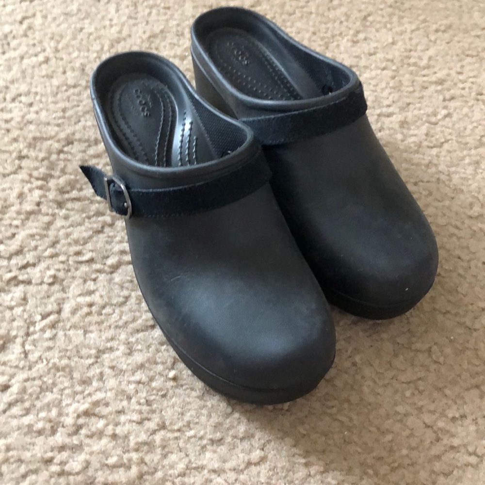 Crocs Black Clogs! Never worn